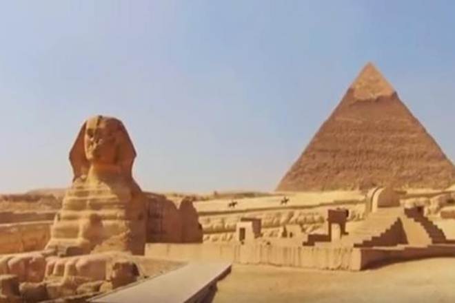 4,300-year-old Pharaonic obelisk in Giza province, Egypt, Geneva