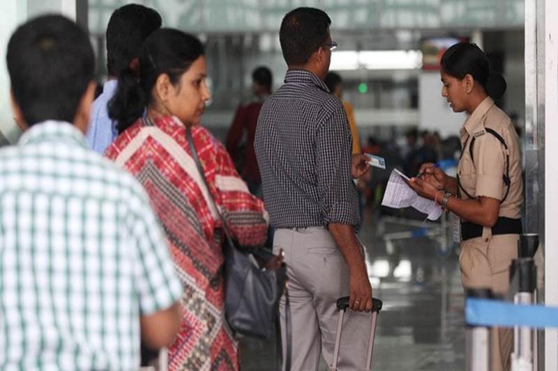 Bureau of Civil Aviation Security, BCAS, Driving license, Identity, Airport, Airport security check, PAN Card, Passport, driving license, service ID, Student ID card, Passbook, Pension documents, Voter ID, Aadhaar card, Disability ID card