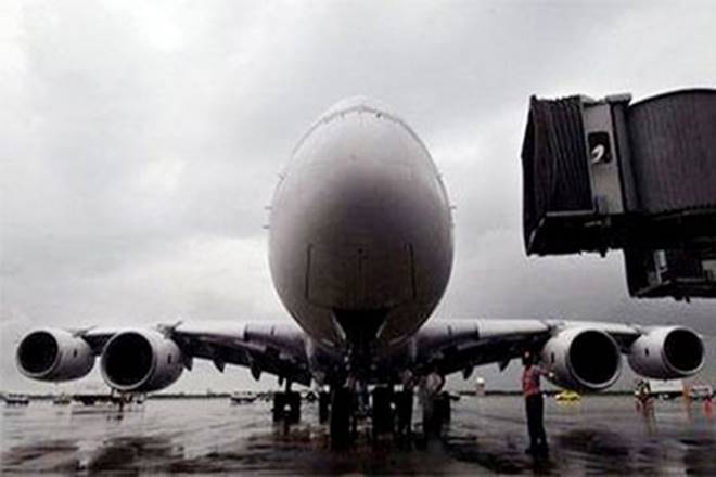 Pothole, Mumbai airport, Heavy rainfall, Flight operations, Taxiways Pothole, Mumbai airport, Heavy rainfall, Flight operations, Taxiways