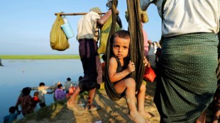 Rohingya children, United Nations Childrens Fund, Bangladesh camps, Clean water, health care, food, Rohingya