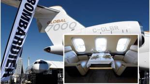 Bombardier, Bombardier jet, Bombardier global 7000, Bombardier global 7000 jet, las vegas, plane, aircraft, business travel, business jet, air travel, Bombardier plane, business jet, aviation, aviation industry, corporate sector, world news, world pics, Bombardier pics