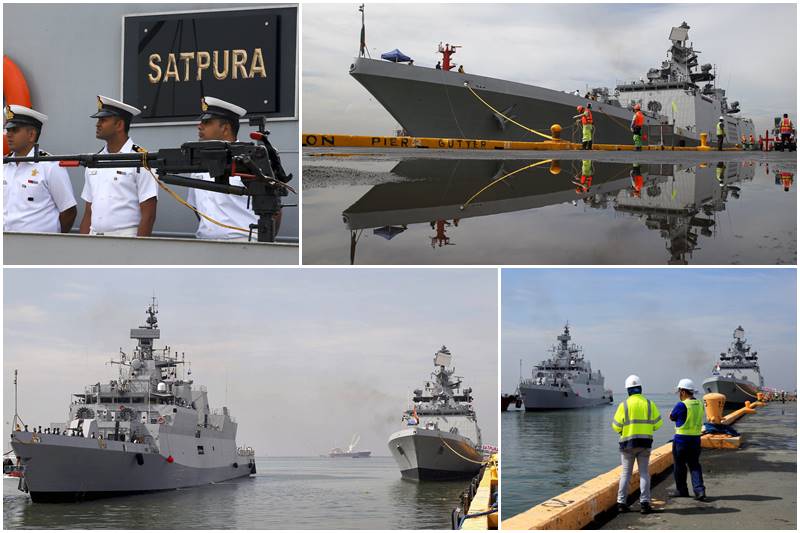 INS Kadmatt, INS Satpura, indian navy, indian navy vessel, indian navy ship, ASEAN, Philippines, Manila, ports, Visakhapatnam, goodwill visit, warship, harbor, india, indian naval ships, air force, defence