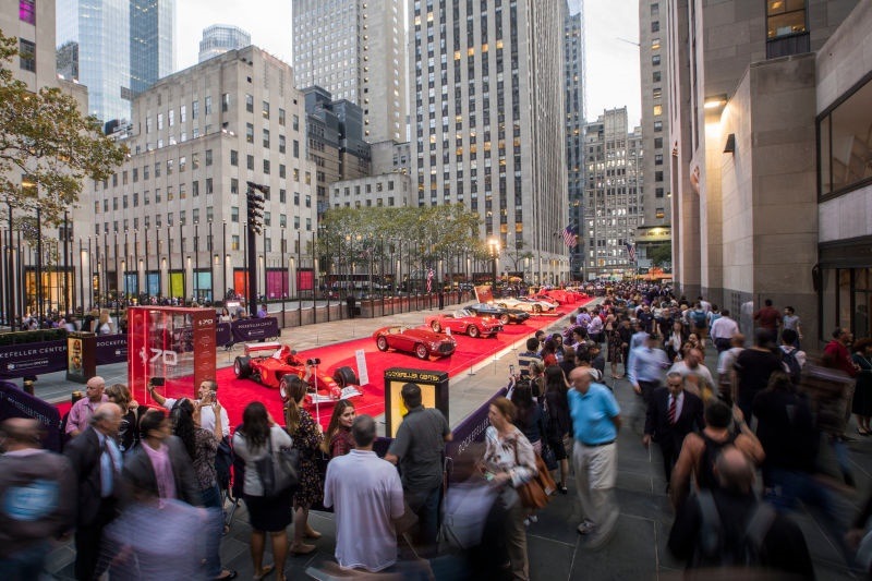 Funny that a gala event celebrating cars was held at the Big Apple, a city that hates cars. However, considering the red magnificence on the red carpet, it would be difficult to find the exceptions who would hate them.