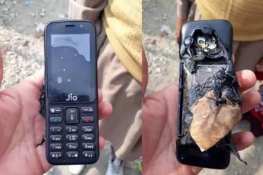 Jio Phone, Jio Phone explode, reliance jio phone, jio phone explosion, jio mobile, jio phone news, jio phone kashmir, jio phone booking, jio phone price, reliance jio, jio, reliance jio phone, reliance jio mobile