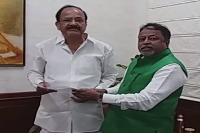 mukul roy, tmc, bjp, rajya sabha, rajya sabha mp, Trinamool Congress, West Bengal, mamata banerjee, Venkaiah Naidu, Finance Minister, Arun Jaitley, Kailash Vijayvargiya mukul roy, tmc, bjp, rajya sabha, rajya sabha mp, Trinamool Congress, West Bengal, mamata banerjee, Venkaiah Naidu, Finance Minister, Arun Jaitley, Kailash Vijayvargiya