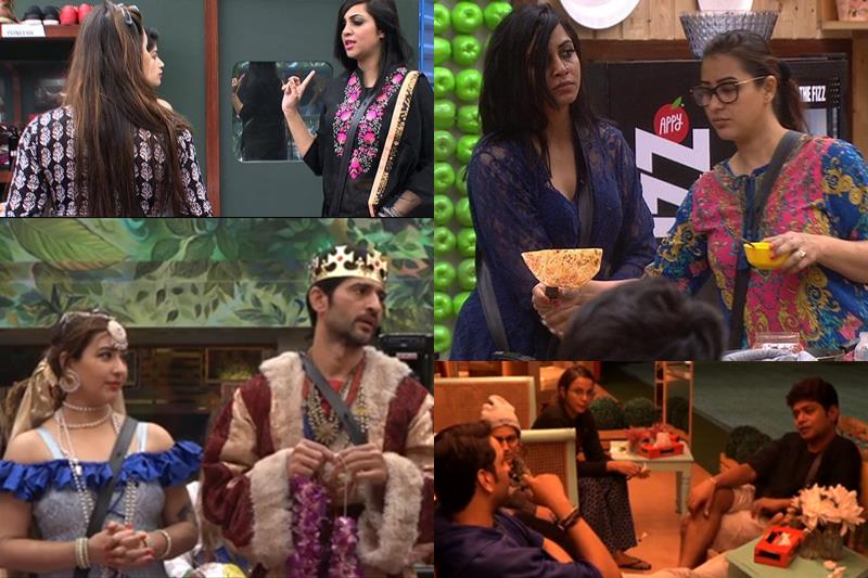 Bigg Boss season 11, bigg boss, bigg boss highlights, Salman Khan, Arshi Khan, hina Khan, Sapna Choudhury, Hiten tejwani, Shilpa Shinde