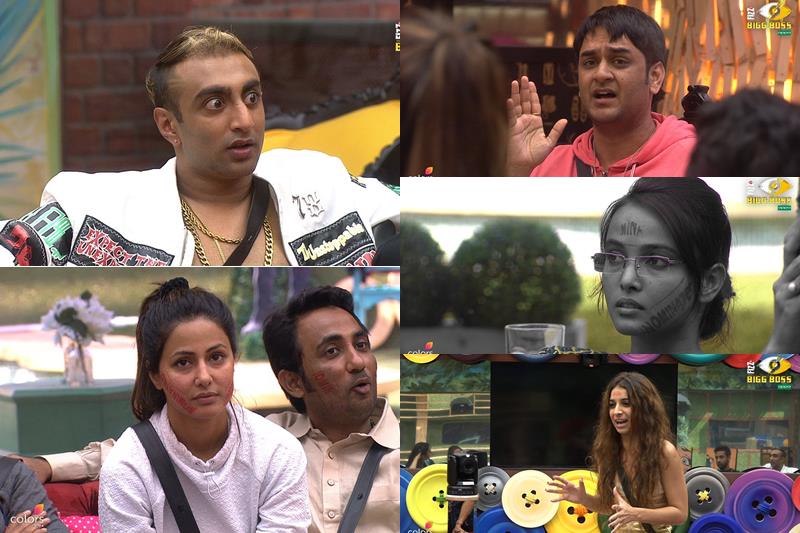 Bigg Boss 11, Vikas Gupta, Akash Dadlani, Benafasha Soonawala, Bigg Boss, Hina Khan, Arshi Khan and Bandgi Kalra, Jyoti Kumari, Puneesh Sharma,