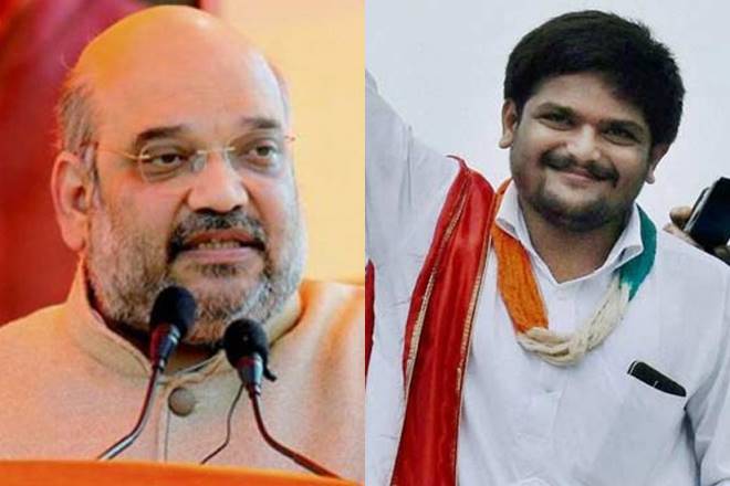 Reshma Patel, Varun Patel join BJP after meeting Amit Shah, Hardik Patel,Patidar leaders Reshma Patel, Varun Patel NEWS, Bharat Solanki, Gujarat Pradesh Congress Committee president, Bharat Solanki, Gujarat Pradesh Congress Committee president
