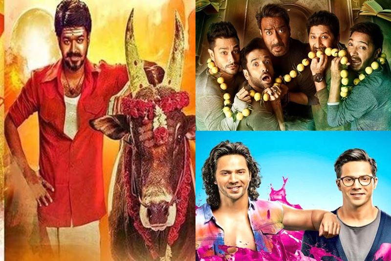Mersal, Golmaal again, Secret superstar, Judwaa 2, Raja The great, Golmaal Again box office collection, Secret Superstar box office collection, Judwaa 2 box office collection, Mersal box office collection, Mersal box office collection, mersal pics, golmaal gain pics