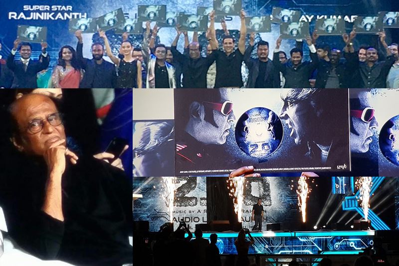 2point0, 2.0, akshay kumar, ranjikanth, 2.0 musiac launch pictures, Burj khalifa, 2.0 music event, AR Rahman, shivmani, enthiran, shankar, amy jackson