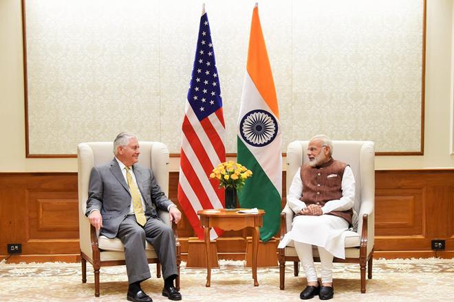 Rex W Tillerson, rex tillerson in india, Pakistan, us state department,narendra modi, modi, United States Secretary of State, Prime Minister Narendra Modi, Sushma Swaraj, US foreign policy, Tillerson, pm narendra modi,