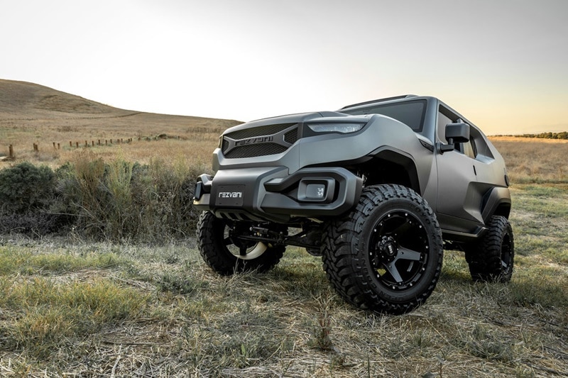 Rezvani offers a 'Ballistic Armor' package for the Tank, that includes Kevlar Armour, bullet proof glass, military grade run flat tyres and Kevlar protected fuel tank, floorpan and radiator.