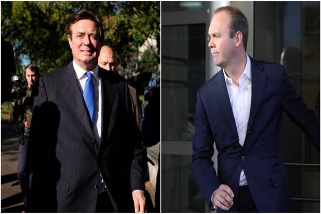 Donald Trump, Russia probe, Paul Manafort, Rick Gates, Washington,  Robert Mueller,  2016 US election, Hillary Clinton