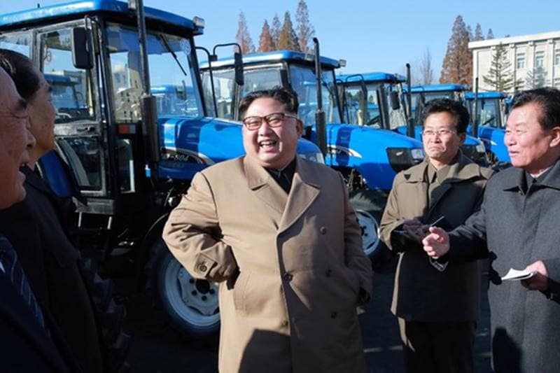North Korea, Kim Jong Un, north korea leader Kim Jong Un, rocket, missile, nuclear weapon, north korea economy, tractor, ballistic missile