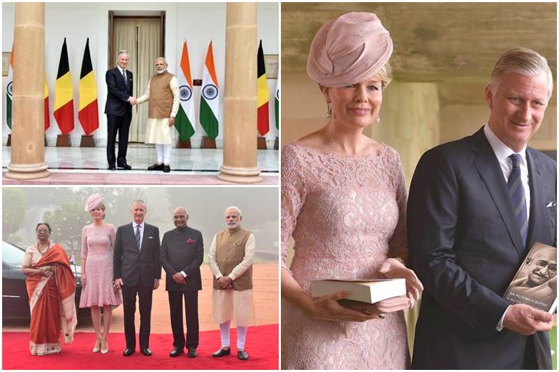 pm narendra modi, pm modi, modi, Belgium, belgian King Philippe, Belgian royals visit India, Rashtrapati Bhavan, Queen Mathilde