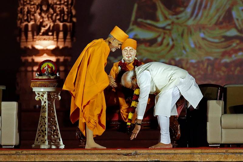 Gandhinagar Akshardham Temple, Akshardham Temple, Akshardham Temple silver jubilee, pm narendra modi, pm modi, modi, modi in gujarat, gujarat, Akshardham pics