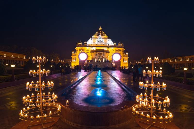 Gandhinagar Akshardham Temple, Akshardham Temple, Akshardham Temple silver jubilee, pm narendra modi, pm modi, modi, modi in gujarat, gujarat, Akshardham pics