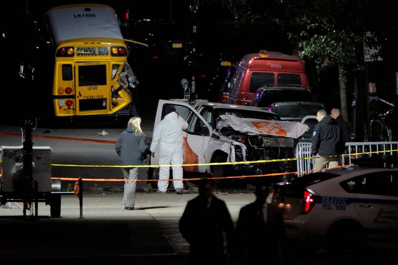 Manhattan terror attack, Manhattan attack, terror attack, ISIS, truck, ISIS attack, terrorist, terrorist attack, act of terror, New York City, World Trade Centre, bike path