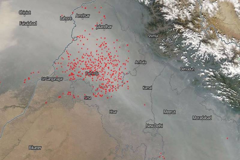 Delhi Pollution, Delhi Air Pollution, NASA, Smog in Delhi, Delhi smog, Air condition of Delhi, NASA air pollution in India, NASA’s EOSDIS Worldview