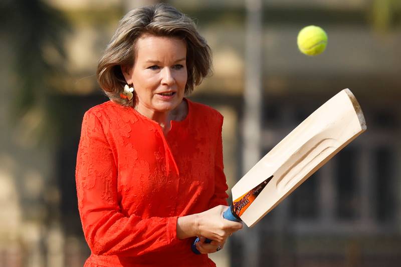 Belgium royals, Belgium King Philippe, King Philippe, Queen Mathilde, cricket, Mumbai, India, Vidyasagar Rao, Oval Maidan