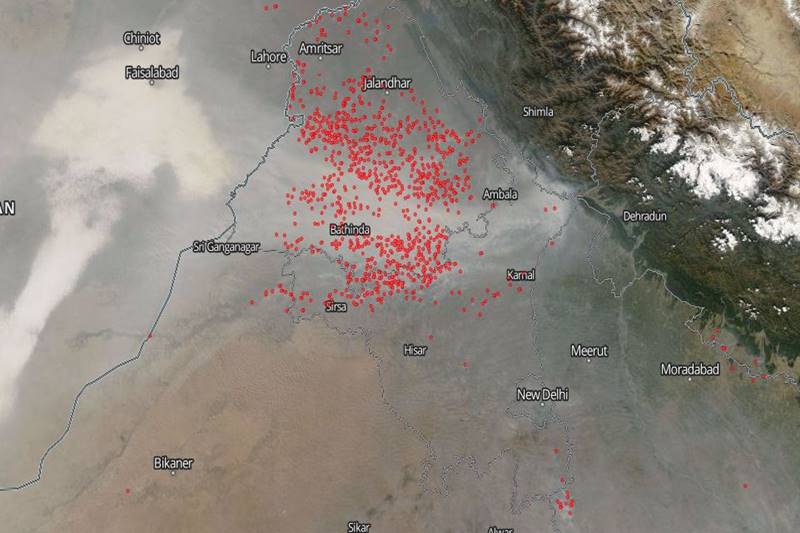 Delhi Pollution, Delhi Air Pollution, NASA, Smog in Delhi, Delhi smog, Air condition of Delhi, NASA air pollution in India, NASA’s EOSDIS Worldview