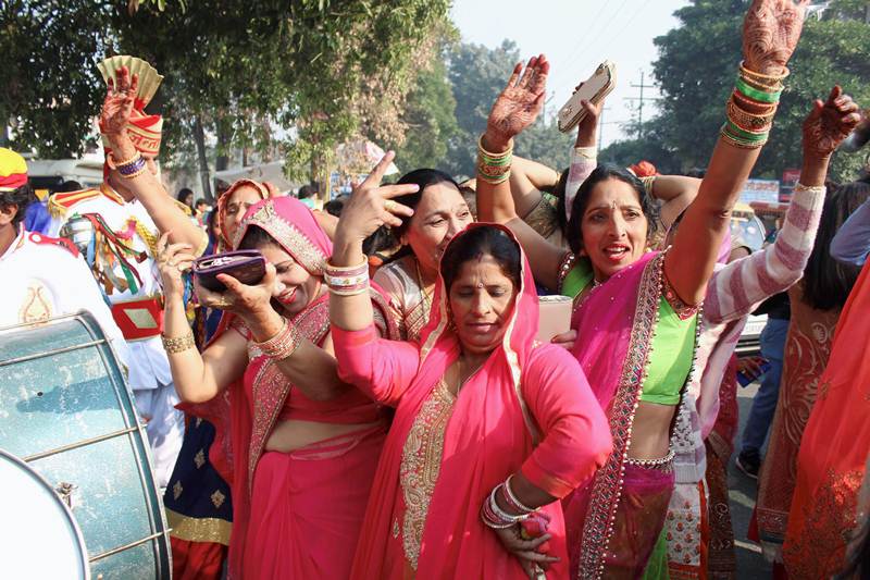 Family members and relatives were invited to the wedding. Everyone danced during Kumar's marriage procession in Meerut on Thursday. (PTI)