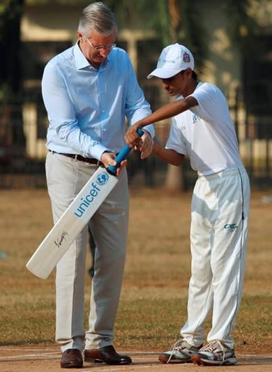 Belgium royals, Belgium King Philippe, King Philippe, Queen Mathilde, cricket, Mumbai, India, Vidyasagar Rao, Oval Maidan