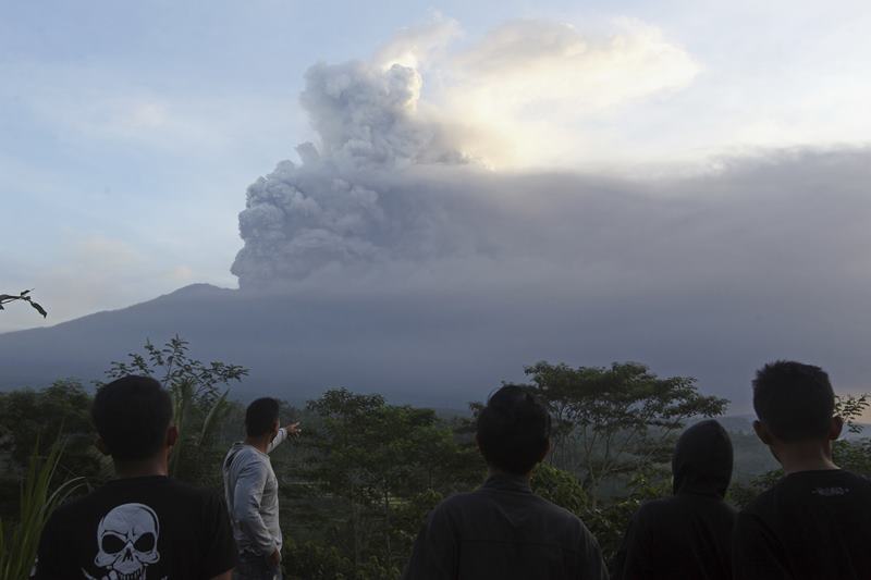 Volcano eruption in Bali, Mount Agung volcano, Bali Volcano, Bali airspace, Bali airport, Bali flights cancelled, Bali airport shut down, Bali Volcano, Pacific ``Ring of Fire''