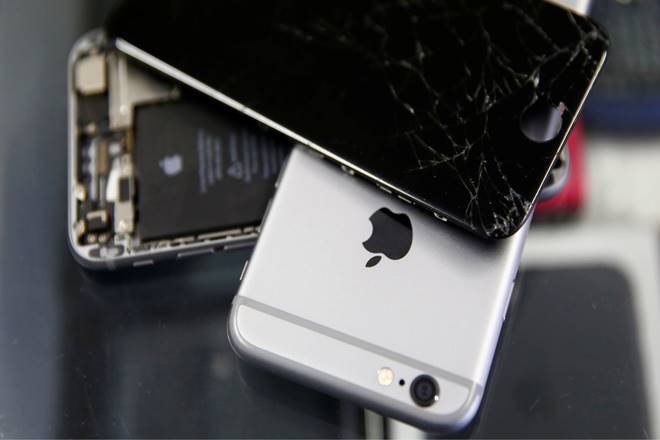 Smartphone, cracked smartphone, University of Negev