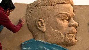 virat kohli, happy birthday virat kohli, virat kohli birthday, virat kohli birthday pics, virat virat sand art, sudarshan pattnaik