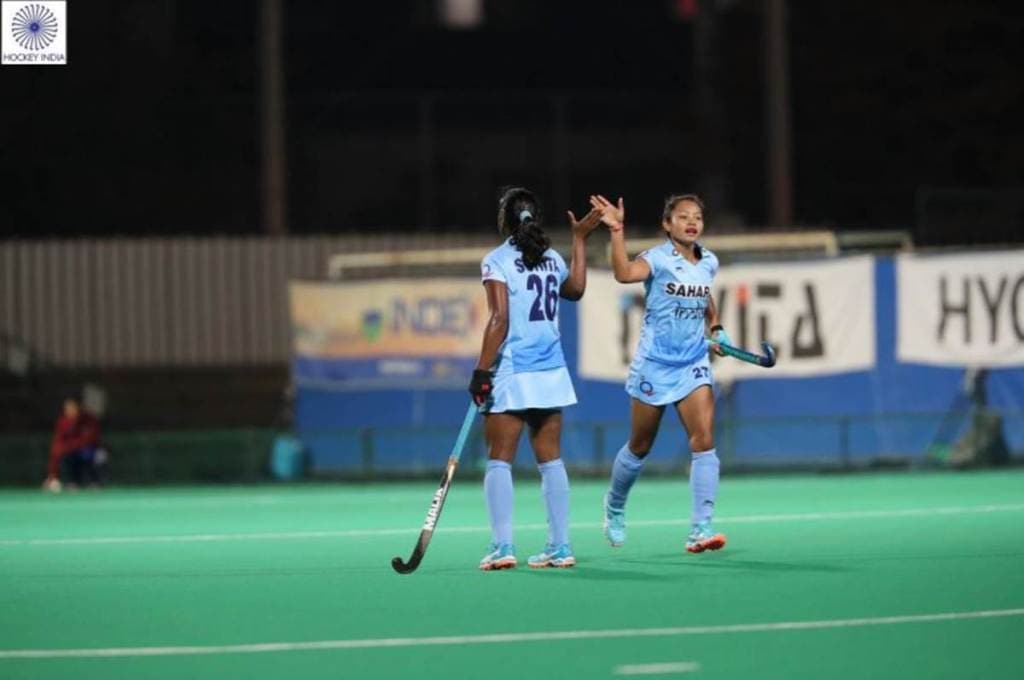 Indian hockey team after winning the Asia Cup