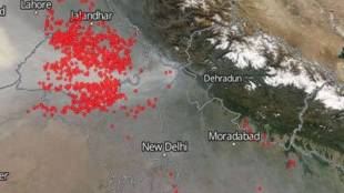 Delhi Air Pollution, NASA photo release of Delhi Pollution, NASA photo of stubble burning, Stubble Burning in Punjab, Stubble burning in Haryana, Pollution In Delhi, Delhi Pollution, delhi Air Quality,