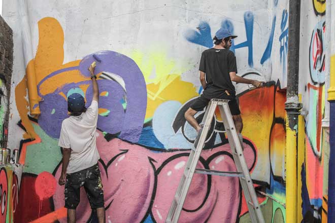 Over the next two months, the 142-year-old space of Sassoon Dock will be transformed into a public art exhibition