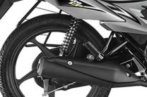 Suzuki Hayate EP gets dual 5-step adjustable rear suspension that improves stability and provides more flexibility under rough riding conditions.