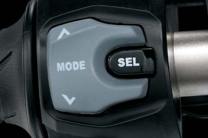 V-Strom 1000 gets The traction control system continuously monitors the front and rear wheel the speeds, the throttle position sensor, the crank position sensor, and the gear position sensor. It quickly reduces engine output when it detects wheel spin. It controls the engine output by managing the ignition timing and air delivery. The rider can select three modes (1, 2, and off). Modes 1 and 2 differ in terms of sensitivity. Mode 1 has lower sensitivity; it allows a certain degree of rear wheel spin. Mode 2 has higher sensitivity; the system effects traction control sooner.
