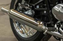 Peashooter exhaust looks elegant and delivers a deep engine note