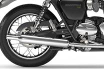 Peashooter exhaust looks elegant and delivers a deep engine note