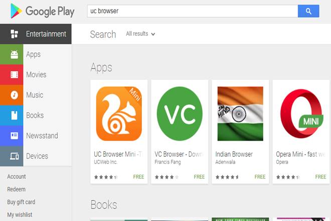 UC Browser taken down by Google Play Store