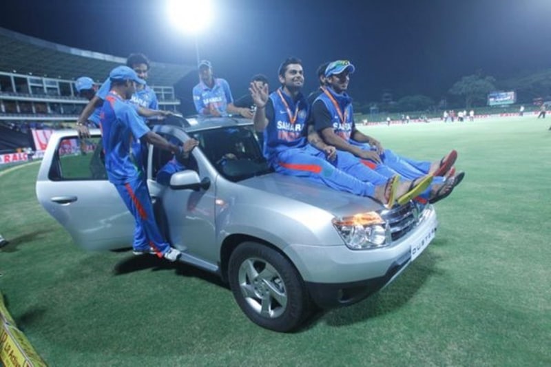 Renault Duster: The smallest car in his garage is the Renault Duster. It was awarded to Kolhi for his outstanding performance in one-day series held in Sri Lanka in year 2012. He won the “Man of the Series” award for this tournament.