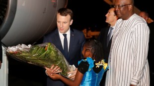 emmanuel macron, macron in africa, macron africa visit, emmanuel macron africa tour, burkina faso, burkina faso attack, burkina grenade attack