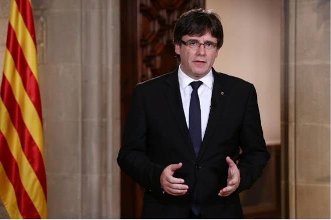Catalan leader Carles Puigdemont, catalonia, belgium