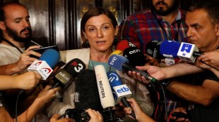 Catalan parliament , Carme Forcadell, Spanish Supreme Court, catalan independence, carme forcadell custody, carme forcadell bail, catalan rebellion