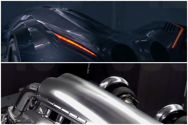 Besides the fully grown 5000 hp version, there will be 2000 and 3000 hp variants with a V8 engine, designed for road use. The V16 version will be developed exclusively for the track and Devel claims it do a top speed of 350 mph (560 km/h). However, it isn't clear yet if the car at the show is a working prototype.