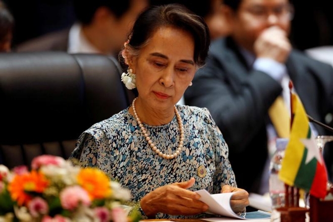 Myanmar's civilian leader, Aung San Suu Kyi, set to visit Beijing (Source: Reuters) Myanmar's civilian leader, Aung San Suu Kyi, set to visit Beijing (Source: Reuters)