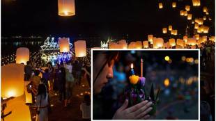 Thailand, floating basket festival, floating basket, late King Bhumibol Adulyadej, mourning, King Bhumibol Adulyadej