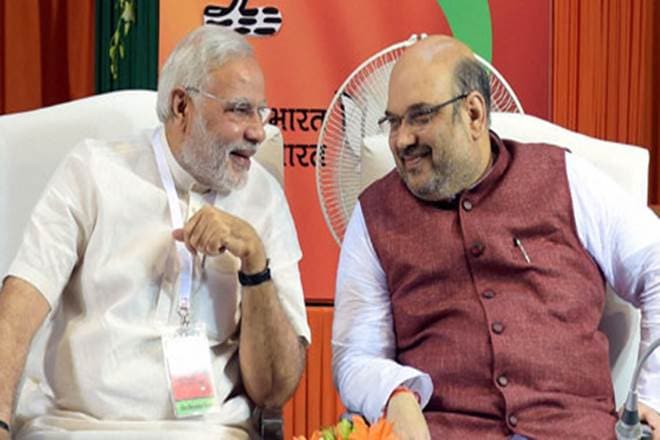 The BJP is projected to secure a majority by bagging 113-121 seats in Gujarat. (PTI) The BJP is projected to secure a majority by bagging 113-121 seats in Gujarat. (PTI)