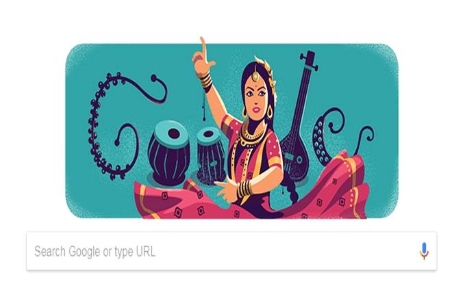 google doodle, google, Sitara Devi, Rabindranath Tagore, Kathak dance, Sitara Devi video, Sitara Devi,