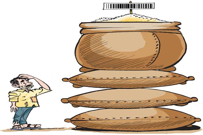 UBI, black marketeers, food grain , 2017 Economic Survey, public distribution system, RBI, india, indian economy, welfare schemes UBI, black marketeers, food grain , 2017 Economic Survey, public distribution system, RBI, india, indian economy, welfare schemes