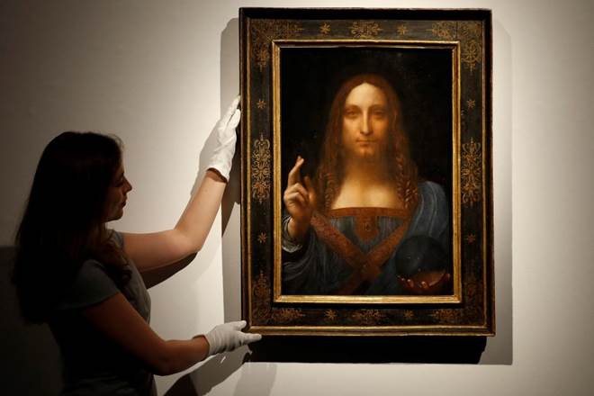Leonardo Da Vinci, Salvator Mundi, da vinci paitning, Christie, da vinci auction, chrisie auction, painting auction, leonardo fake painting Leonardo Da Vinci, Salvator Mundi, da vinci paitning, Christie, da vinci auction, chrisie auction, painting auction, leonardo fake painting