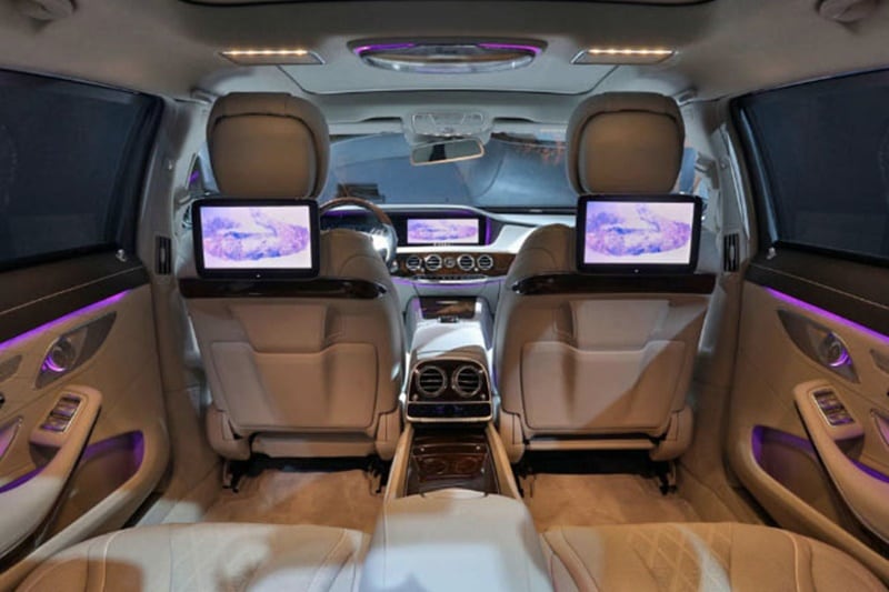 The initial talks on the collaboration began three years ago, which has now resulted in a first-class cabin that features S-Class elements such as choice of materials, “high standard of workmanship”, cabin controls and ambient lighting among others.